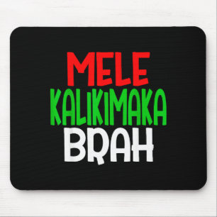 Alfombrilla De Ratón Mele Kalikimaka Brah - Divertido Chris de la Isla