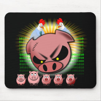 Alfombrilla De Ratón Melé Mousepad - pollos y cerdos