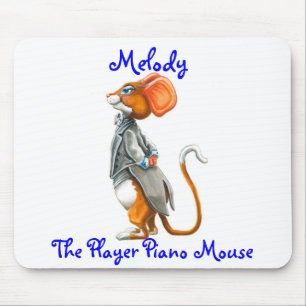 Alfombrilla De Ratón Melodía, el piano de jugador Mousepad