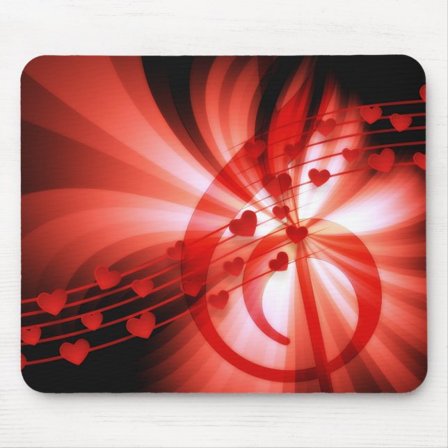 Alfombrilla De Ratón Melody Hearts Mousepad (Frente)