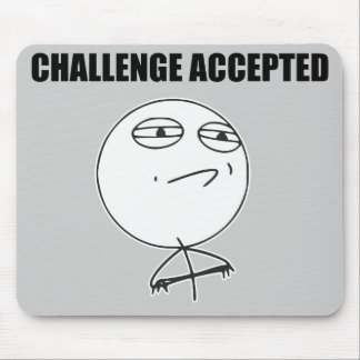 Alfombrilla De Ratón Meme de cómic de Rage Face