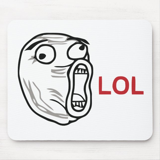 Alfombrilla De Ratón Meme de LOL (Frente)