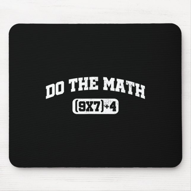 Alfombrilla De Ratón Meme de matemáticas, meme de matemáticas 67, profe (Frente)