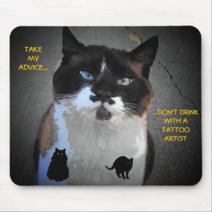 Alfombrilla De Ratón Meme de No Bebas y Hazte Tatuajes