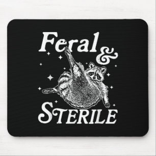 Alfombrilla De Ratón Meme De Raccoon Feral Y Estéril