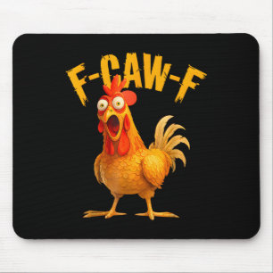 Alfombrilla De Ratón Meme del gallo de cita 