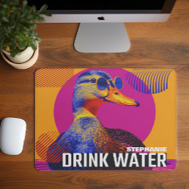 Alfombrilla De Ratón Meme del pato de agua potable