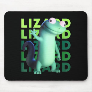 Alfombrilla De Ratón Meme Divertido de Lagarto Raro _ Animal Surrealist