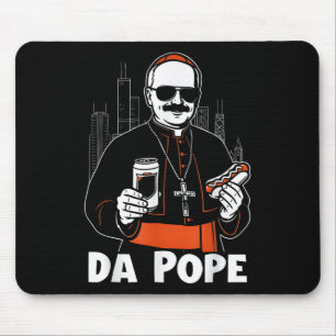 Alfombrilla De Ratón Meme divertido del Papa León Xiv Da Pope