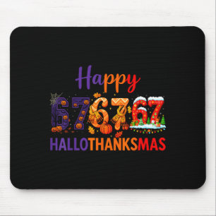 Alfombrilla De Ratón Meme Hugvyn Seis Siete 67 Hallothanksmas Halloween