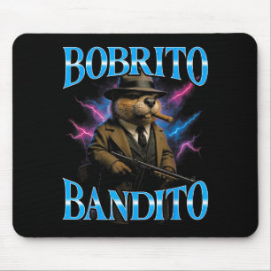 Alfombrilla De Ratón Meme italiano surrealista del Bobrito Bandito dive