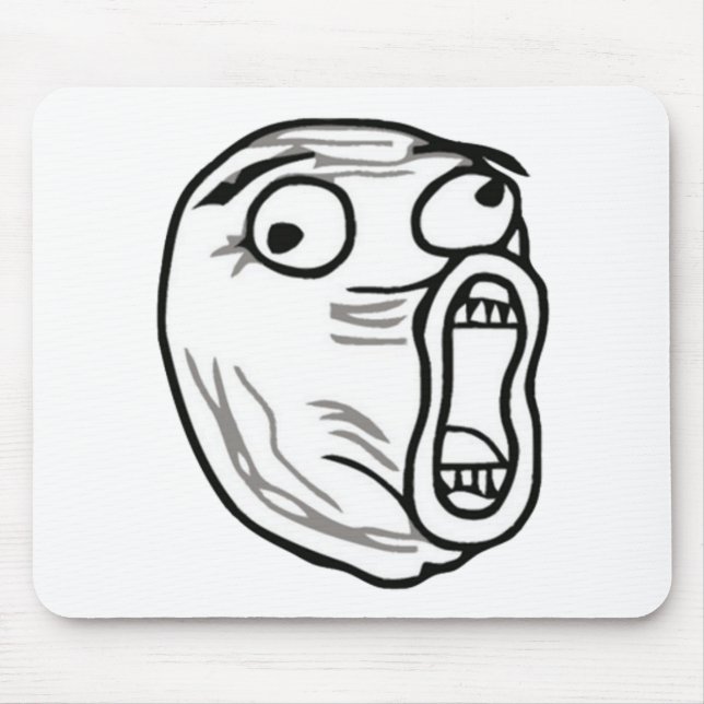 ALFOMBRILLA DE RATÓN MEME LOL (Frente)