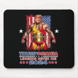 Alfombrilla De Ratón Meme Trumpamania 2024 de lucha divertida retro Tru