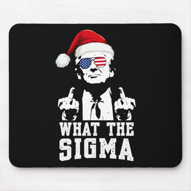 Alfombrilla De Ratón Meme Xm sobre lo que Sigma Trump y sus Navidades c (Frente)