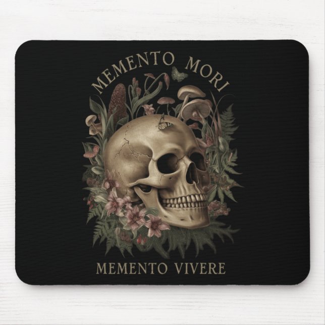 Alfombrilla De Ratón Memento Mori Memento Vivere _ Filosofía & amp; Lat (Frente)