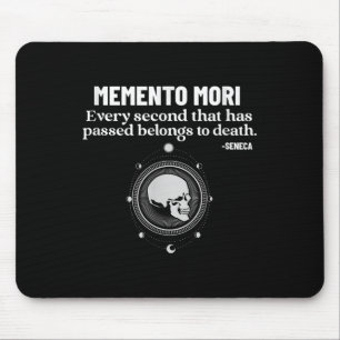 Alfombrilla De Ratón Memento Mori Seneca Stoicism Filosofía estoica Quo