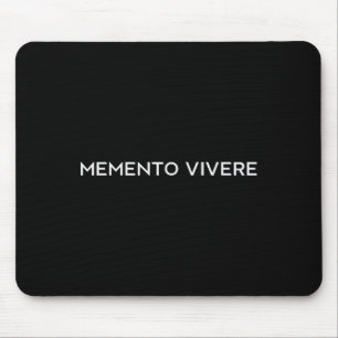 Alfombrilla De Ratón Memento Vivere Recuerda Vivir Filosofía Latín Q