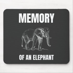 Alfombrilla De Ratón Memoria de un elefante