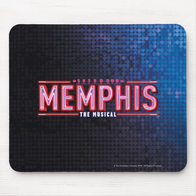 Alfombrilla De Ratón MEMPHIS - el logotipo musical (Frente)