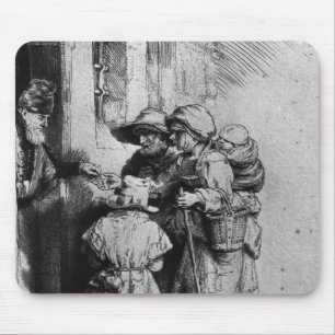 Alfombrilla De Ratón Mendigos en el umbral de una casa, 1648