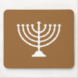 Alfombrilla De Ratón Menorah<br><div class="desc">Esta Menorah puede cambiarse a cualquier color Zazzle que quieras y también al fondo.</div>