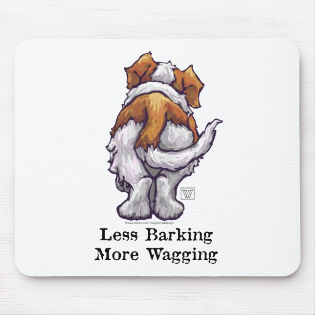 Alfombrilla De Ratón Menos Barking, Más Salto (Frente)