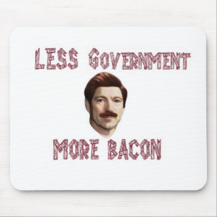 Alfombrilla De Ratón "Menos gobierno rand de más tocino"/Swanson