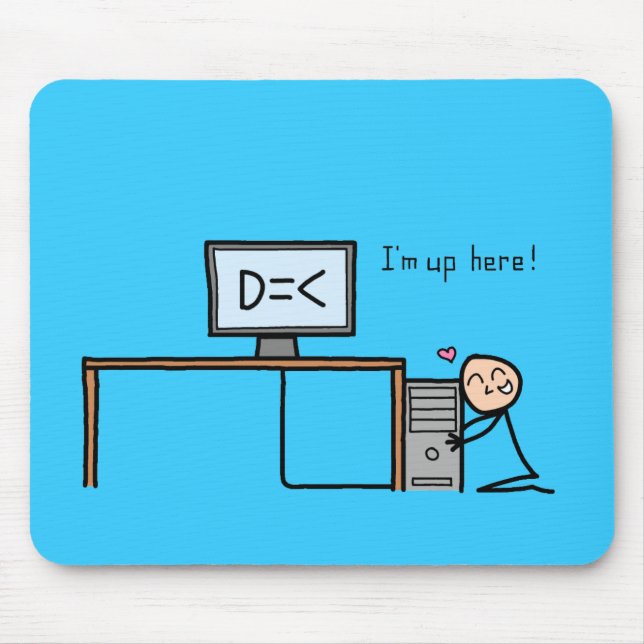 Alfombrilla De Ratón "Menos" mousepad de tres (Frente)