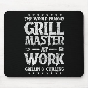 Alfombrilla De Ratón Mens Bbq Grillmaster Funny The World Famous Grill