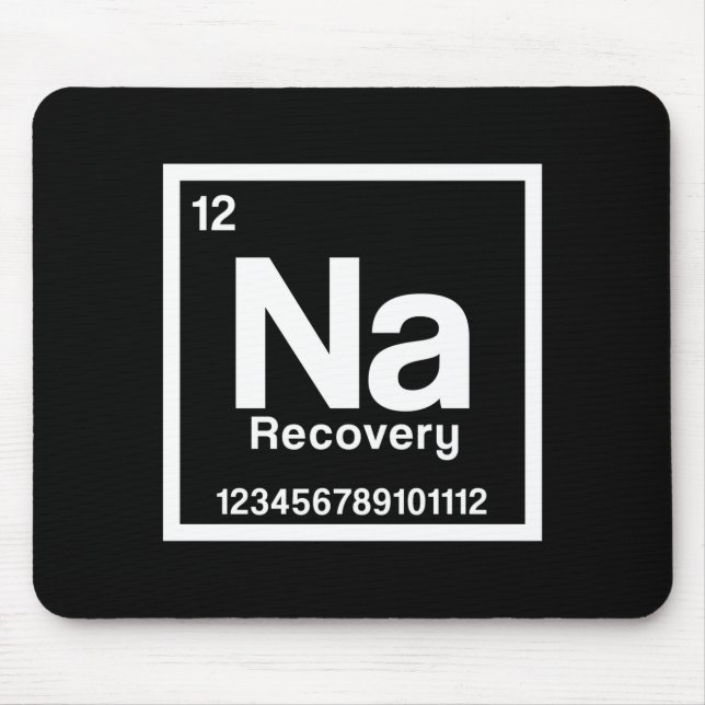 Alfombrilla De Ratón Mens na element narcotics anonymous recovery sober (Frente)