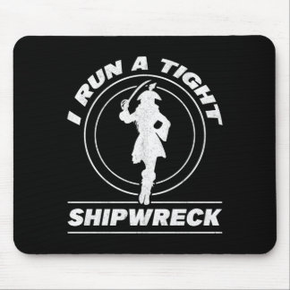 Alfombrilla De Ratón Mens run a tight shipwreck caribbean freebooter
