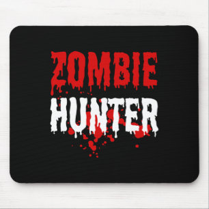 Alfombrilla De Ratón Mens Zombie Hunter Scary Halloween