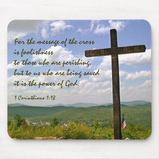 Alfombrilla De Ratón Mensaje cruzado (Frente)