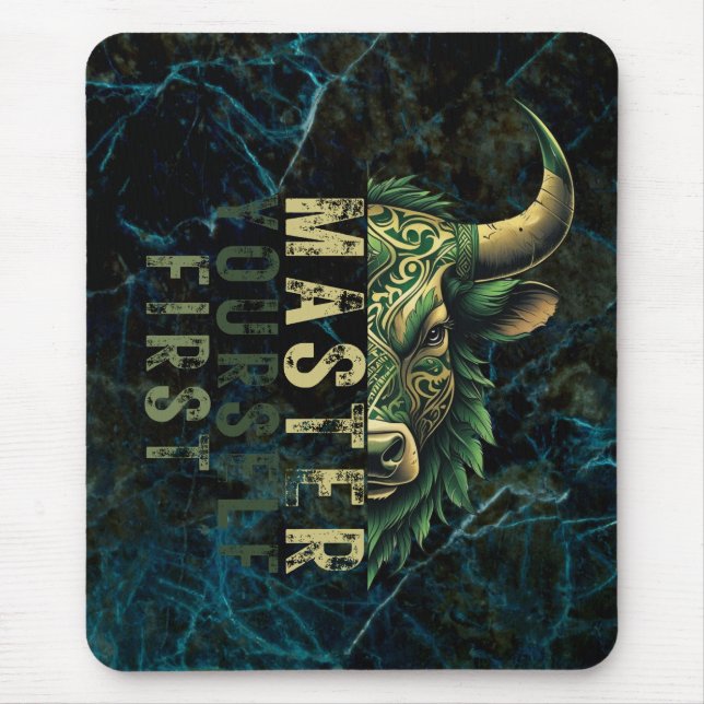 Alfombrilla De Ratón Mentalidad de Forex | Motivación | Mercado de alza (Frente)