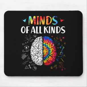 Alfombrilla De Ratón Mentes De Todo Tipo Neurodiversidad Autismo Concie