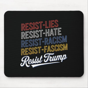 Alfombrilla De Ratón Mentiras anti odio fascismo resiste protesta mitin