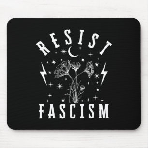 Alfombrilla De Ratón Mentiras de odio floral contra Trump y el fascismo