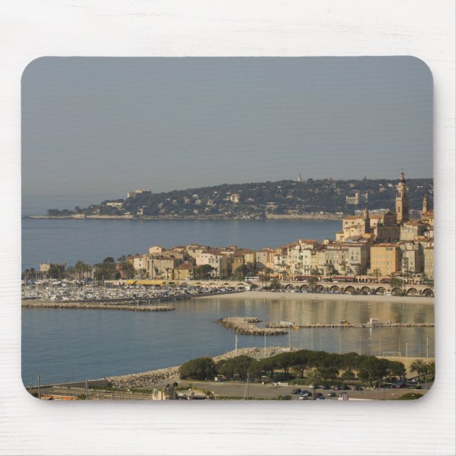 Alfombrilla De Ratón Menton, Costa Azul, Francia. (Frente)