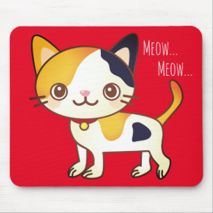 Alfombrilla De Ratón Meow Meow Mousepad