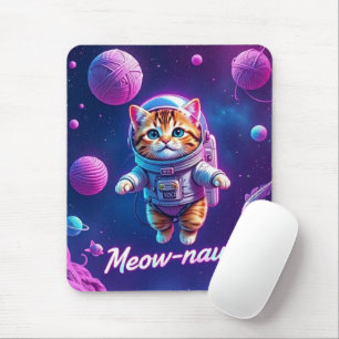 Alfombrilla De Ratón Meow-naut