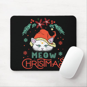 Alfombrilla De Ratón Meow Navidades, Feliz Navidad