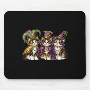 Alfombrilla De Ratón Meowdi Gras Mardi Gras Cat Lover New Orleans Louis