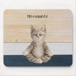 Alfombrilla De Ratón Meowmaste Cat Yoga Mouse Pad