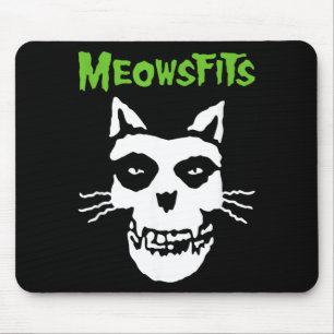 Alfombrilla De Ratón Meowsfits Gatos Gatitos Maullar Parodia Banda para