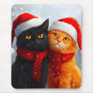 Alfombrilla De Ratón Meowy Navidades Winter Love