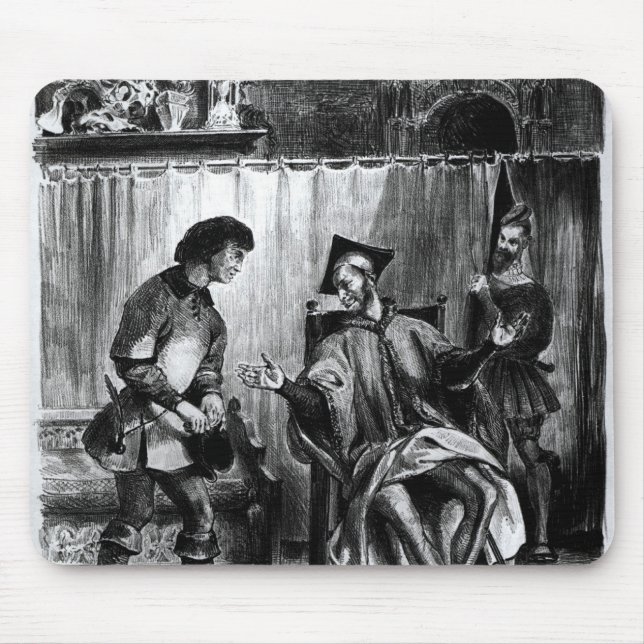 Alfombrilla De Ratón Mephistopheles y el alumno (Frente)