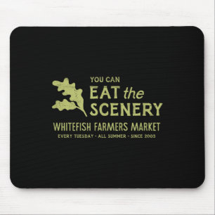Alfombrilla De Ratón Mercado de agricultores de Whitefish - Puedes come