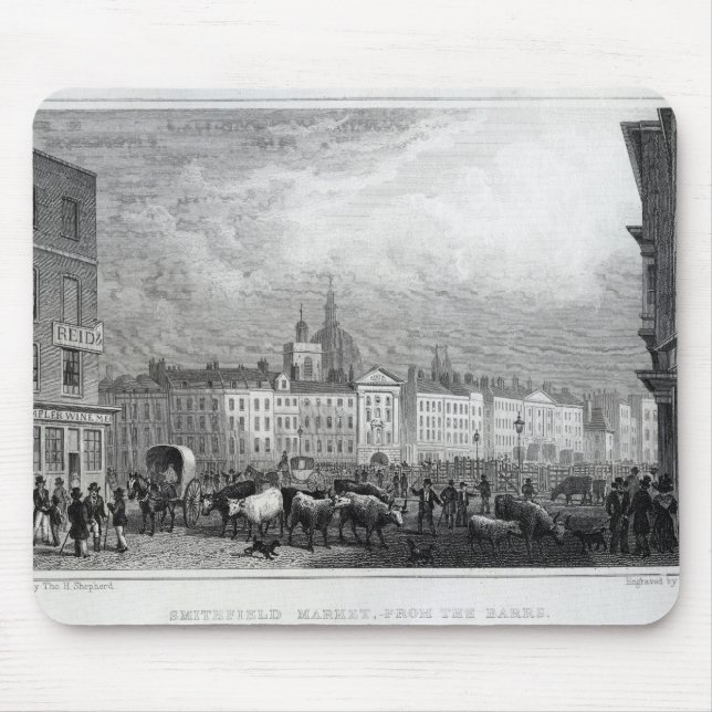 Alfombrilla De Ratón Mercado de Smithfield del Barrs (Frente)
