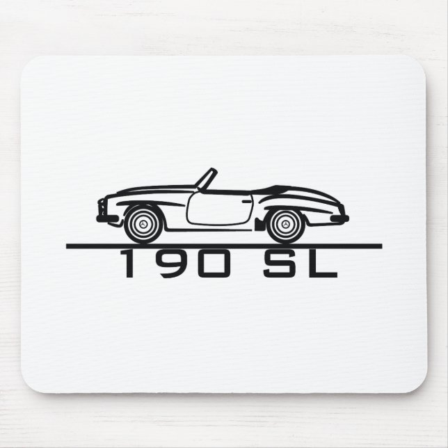Alfombrilla De Ratón Mercedes 190 SL Tipo 121 (Frente)