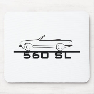 Alfombrilla De Ratón Mercedes 560 SL Tipo 107